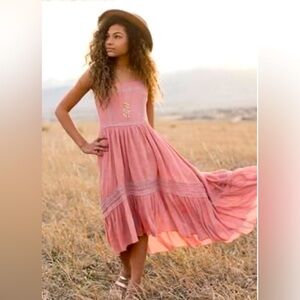 Joyfolie dress Adelaide Dress in Dusty Pink